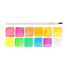 Load image into Gallery viewer, Chroma Blends Neon Watercolor Paint - 13 PC Set
