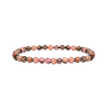 Load image into Gallery viewer, Crystal Bracelet - 4mm Rhodonite