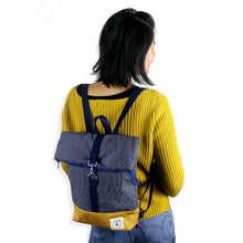 Load image into Gallery viewer, Mini Brightday Backpack: Denim Stitch