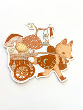 Load image into Gallery viewer, Marika Paz Illustration - Mushroom Forager Sticker