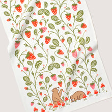Load image into Gallery viewer, Berry Bears Tea Towel