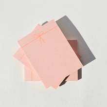Load image into Gallery viewer, Bromstad Printing Co. - Bow - Risograph Small Notepad