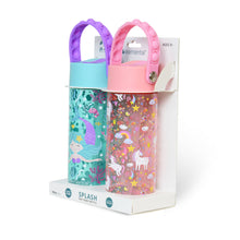 Load image into Gallery viewer, Elemental - Splash Pop Fidget Handle Bottle 18oz - Mermaid/Pink Unicorn