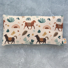 Load image into Gallery viewer, Weighted Eye Pillow in Greener Pastures Equestrian Horses