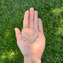 Load image into Gallery viewer, Earths Elements Wholesale - Crystal Bracelet - 4mm Clear Quartz, pack of 5