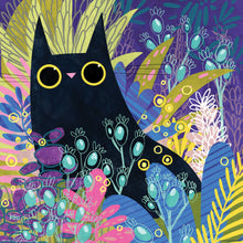 Load image into Gallery viewer, Puzzle 250 PC- Karen Obuhanych - Black Cat No. 2