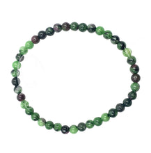Load image into Gallery viewer, BRACELET - RUBY ZOISITE, REAL (4-4.5 MM) 7.15-7.25" (PC)
