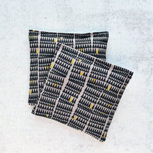 Load image into Gallery viewer, Lavender Sachet Bundle in Zinc Grey and Black Triangle Motif