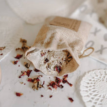 Load image into Gallery viewer, Herbal Oatmeal Bath Soak | Bath Tea- Lavender Rose Chamomile
