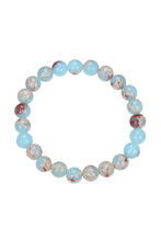Load image into Gallery viewer, Snakeskin Jasper Stone Bracelet B1985: 4MM