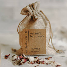 Load image into Gallery viewer, Herbal Oatmeal Bath Soak | Bath Tea- Lavender Rose Chamomile