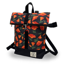 Load image into Gallery viewer, Mini Brightday Backpack: Poppy Charcoal