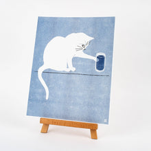 Load image into Gallery viewer, Water Glass - Risograph Print