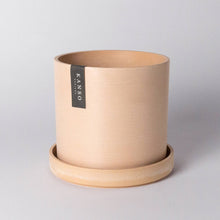 Load image into Gallery viewer, 7" & 4" Signature Planters & Saucer | Earth Tones: White Stone / 7" Only
