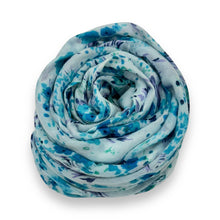 Load image into Gallery viewer, Summer colour Mimosa flower prints on medium weight scarf