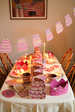 Load image into Gallery viewer, East End Press - BIRTHDAY CAKE CONCERTINA GARLAND