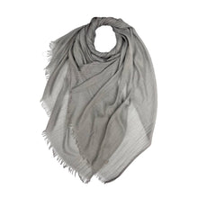 Load image into Gallery viewer, Classic Cotton Blend Scarf With Fringes