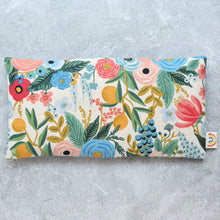 Load image into Gallery viewer, Minor Thread - Garden Party Blue Canvas Weighted Eye Pillow: Lavender