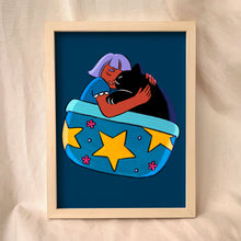 Load image into Gallery viewer, Alice Yang - Sleeping Cat 8x10 Print