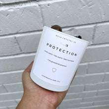 Load image into Gallery viewer, Protection Crystal Candle · Crystal Infused · 8oz