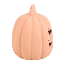 Load image into Gallery viewer, 15cm Terracotta Halloween Pumpkin Decoration