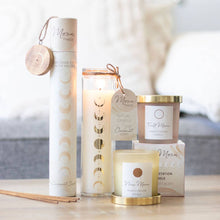 Load image into Gallery viewer, Moon Phase Coconut Tube Candle