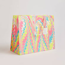 Load image into Gallery viewer, Paper Mirchi - Hand Marbled Gift Bags (Large) - Neon