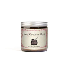 Load image into Gallery viewer, Sea Salt Scrub Rose & Coconut