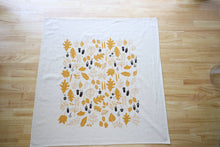 Load image into Gallery viewer, The High Fiber - *NEW* Autumn Leaves and Acorns Kitchen Towel, Handprinted