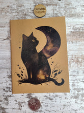 Load image into Gallery viewer, Obsidian Cat Kitty Journal Notebook
