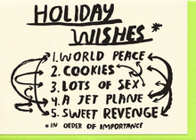 Load image into Gallery viewer, Holiday Wishes Card