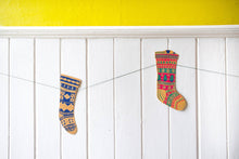 Load image into Gallery viewer, Festive Stockings Sewn Garland