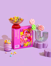 Load image into Gallery viewer, Pezel Puzzles - 🍭 Sweet Dreams 🌈 | 500 Piece Jigsaw Puzzle w/ Canvas Bag