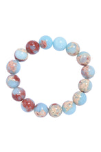Load image into Gallery viewer, Snakeskin Jasper Stone Bracelet B1985: 4MM
