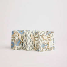 Load image into Gallery viewer, Hand Block Printed Gift Bags (Small) - Blue Stone