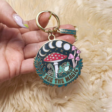 Load image into Gallery viewer, See the Magic Enamel Keychain