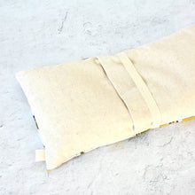 Load image into Gallery viewer, Minor Thread - Weighted Eye Pillow in White Coneflower and Linen: Lavender