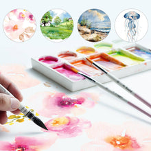 Load image into Gallery viewer, Artify - ARTIFY 9 PCS Travel Watercolor Brushes for Beginners & Pros: 9 PCS Camellias