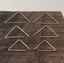 Load image into Gallery viewer, Triangle Open Hoops