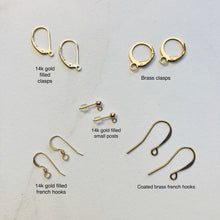 Load image into Gallery viewer, ELDORADO EARRINGS Eldorado-Long Hammered  Brass Arrow Motif Earrings Shoulder Dusters, All-Seeing-Eye