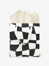 Load image into Gallery viewer, Warped Check Gift Bag