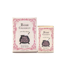 Load image into Gallery viewer, Bar Soap Rose & Coconut Milk