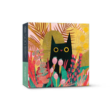 Load image into Gallery viewer, Puzzle 500 Pc - Karen Obuhanych - Black Cat