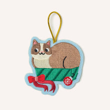 Load image into Gallery viewer, Cat in Box Ornament