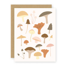 Load image into Gallery viewer, Mushrooms Greeting Card: Single Card