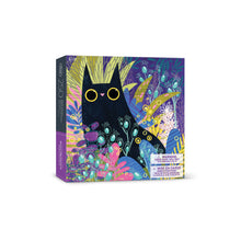 Load image into Gallery viewer, Puzzle 250 PC- Karen Obuhanych - Black Cat No. 2