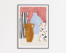 Load image into Gallery viewer, VASES TERRACE: A4 Art Print