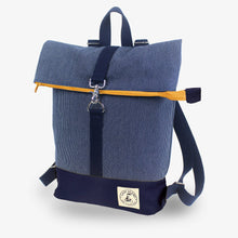 Load image into Gallery viewer, Mini Brightday Backpack: Denim Stitch
