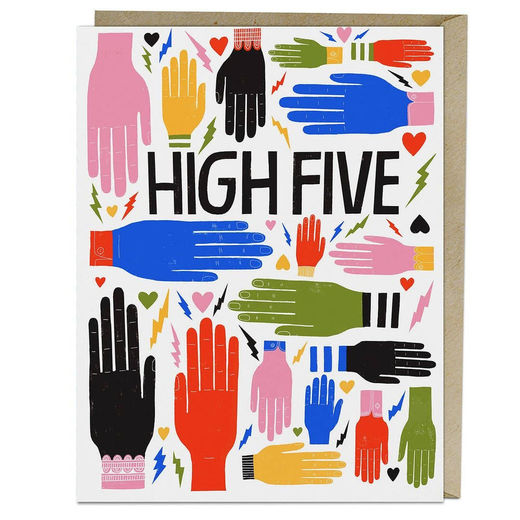 Lisa Congdon High Five Card