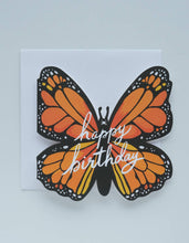 Load image into Gallery viewer, Idlewild Co. - Birthday Greeting Card | Monarch, Die Cut
